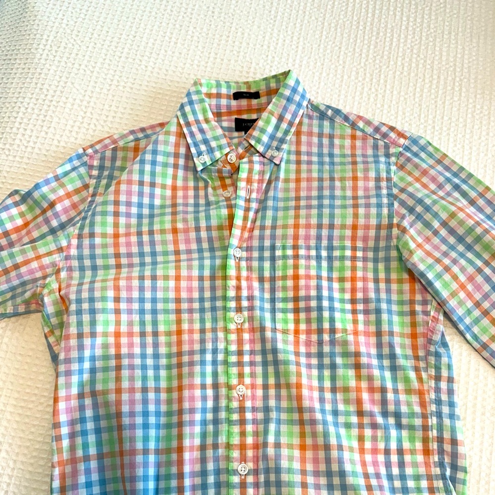JCREW Men’s Small Multicolor Button Down